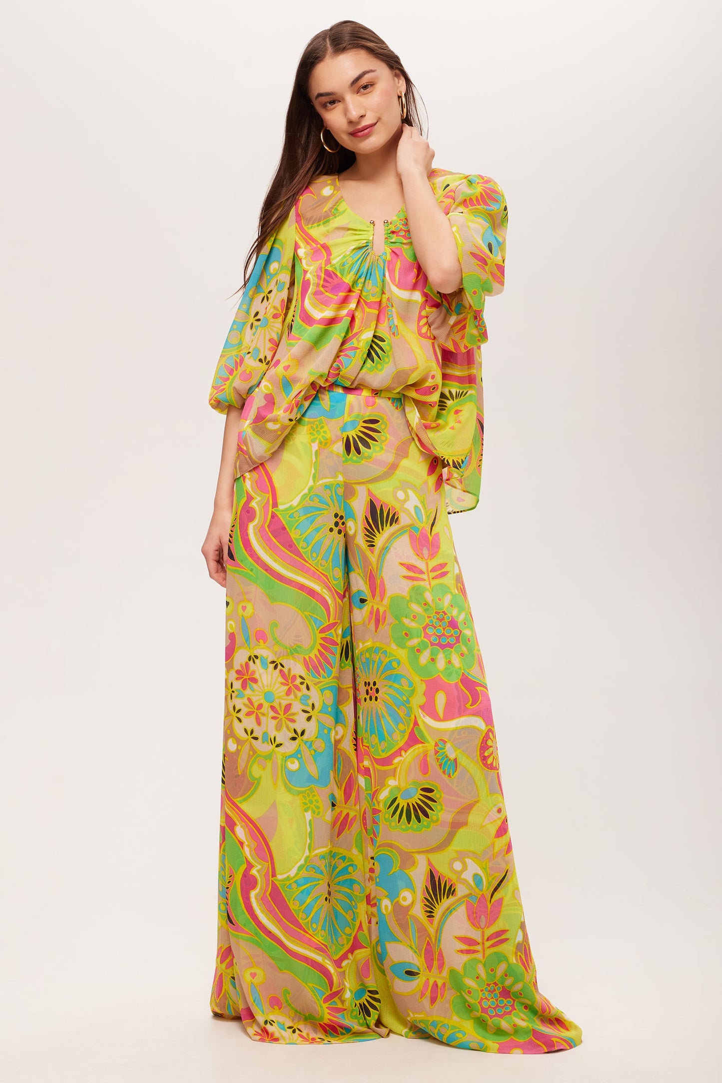Trina Turk Jack Wide-Leg Pant