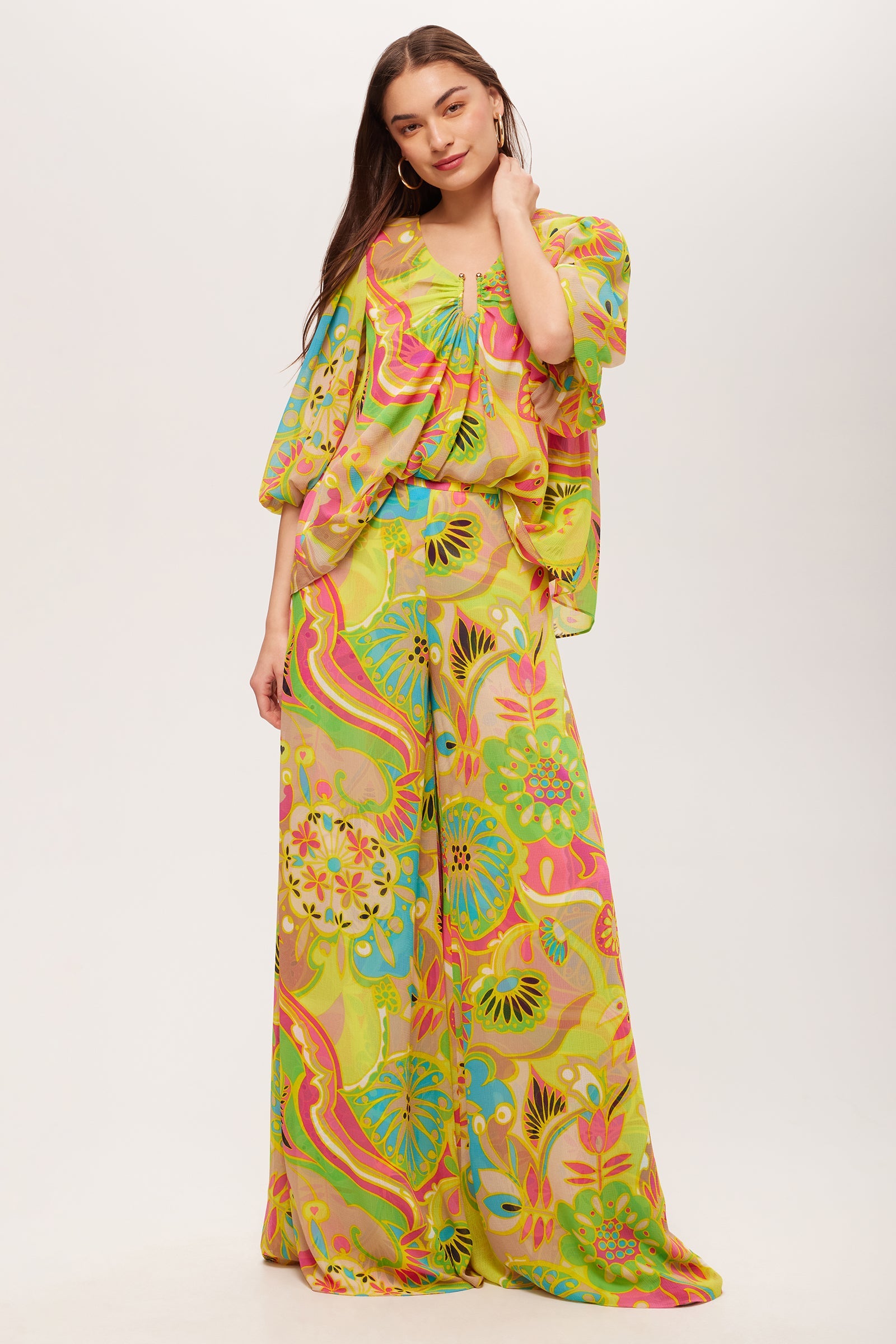 Trina Turk Jack Wide-Leg Pant