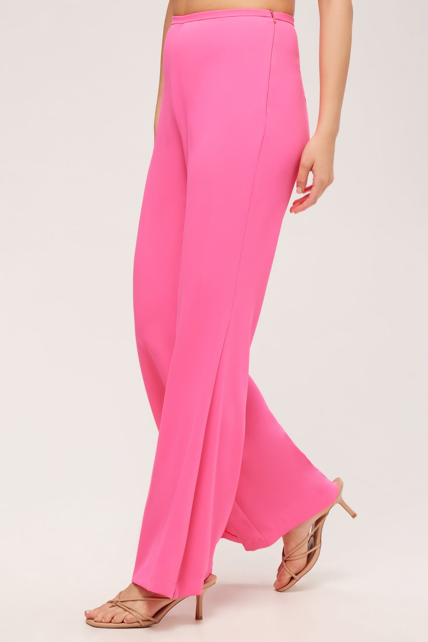 Trina Turk Drop Shot Flared Pant - Double Georgette
