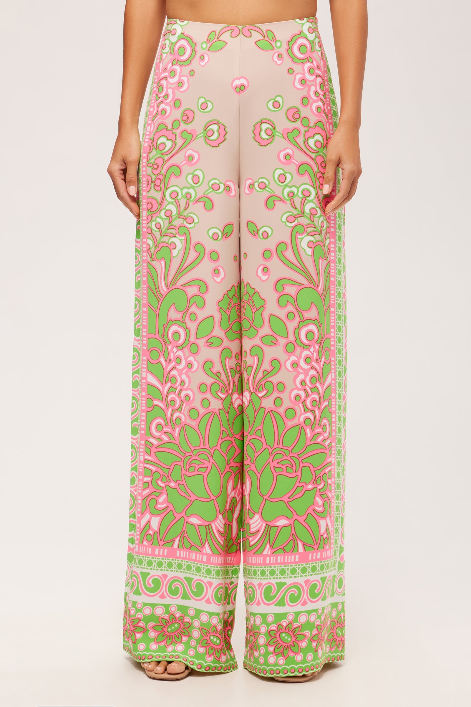 Trina Turk Federer Wide-Leg Pant