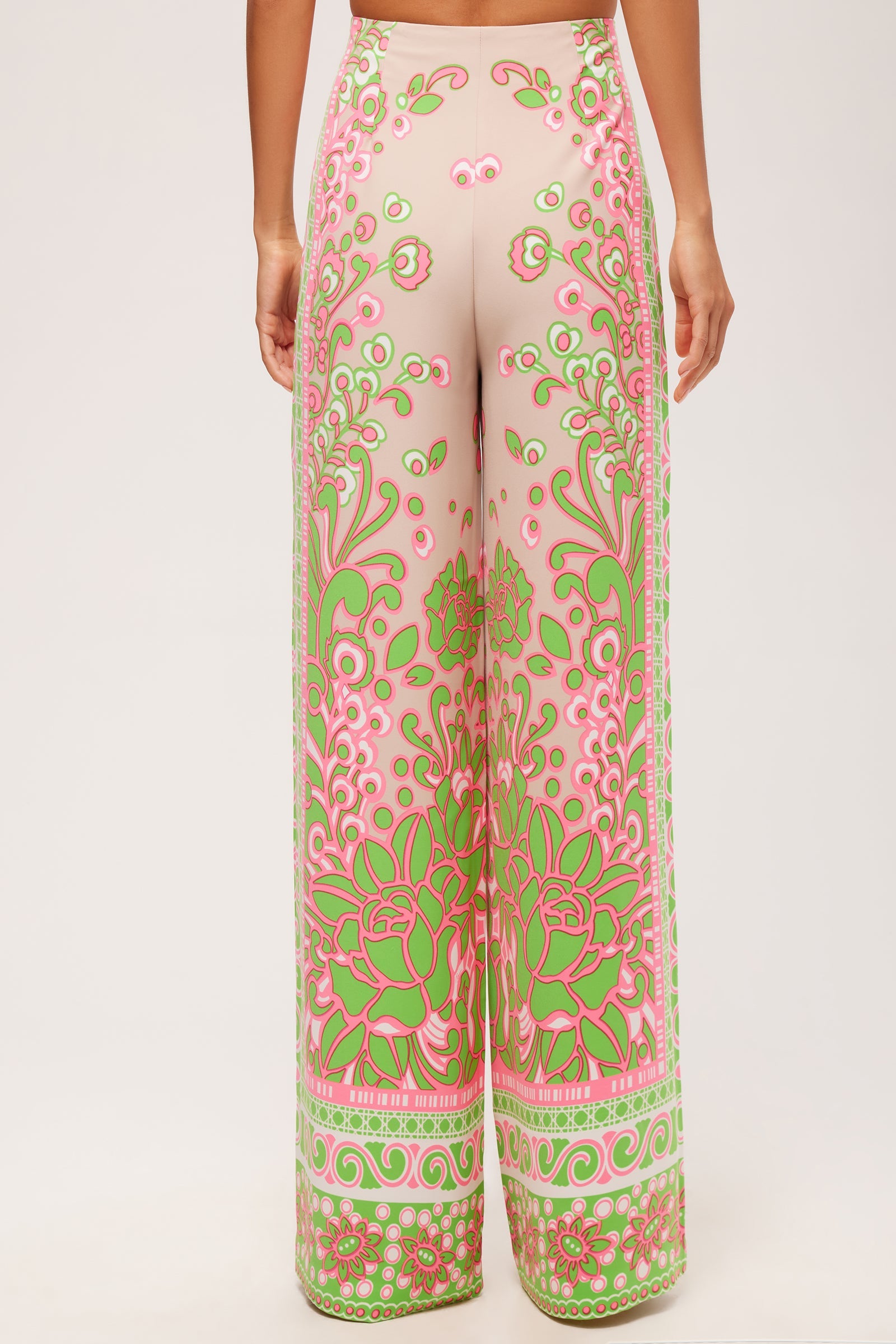 Trina Turk Federer Wide-Leg Pant