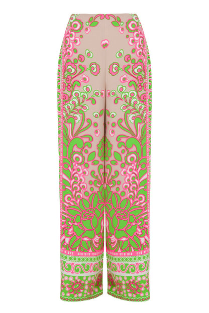 Trina Turk Federer Wide-Leg Pant