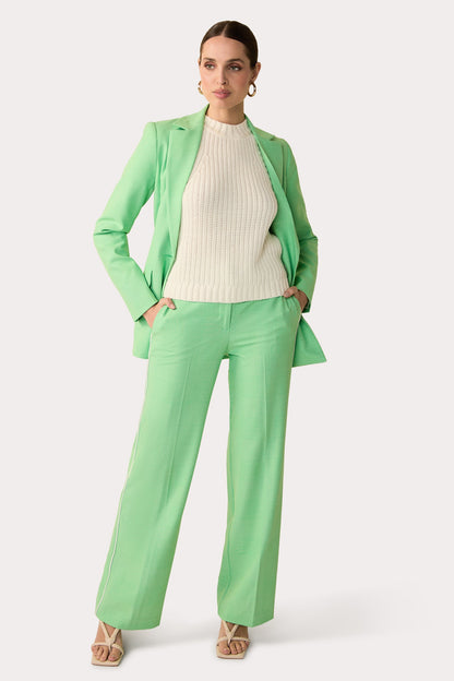 Trina Turk Bjorn Wide-Leg Pant - Game Time Glen Plaid