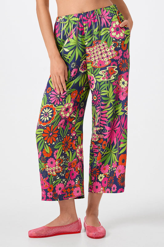 Trina Turk Estella Cropped Pant - Fumi Floral