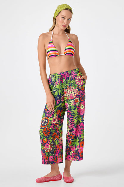 Trina Turk Estella Cropped Pant - Fumi Floral