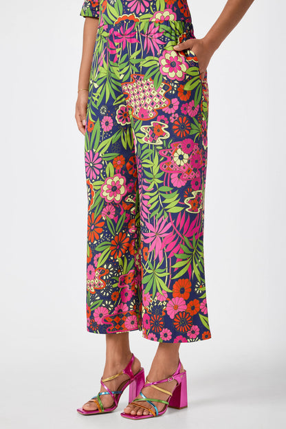 Trina Turk Estella Cropped Pant - Fumi Floral
