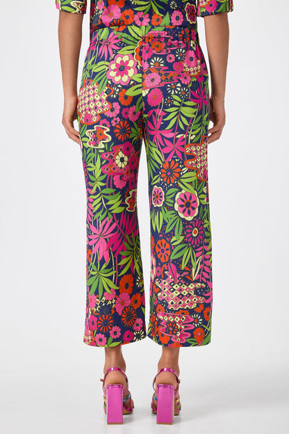 Trina Turk Estella Cropped Pant - Fumi Floral