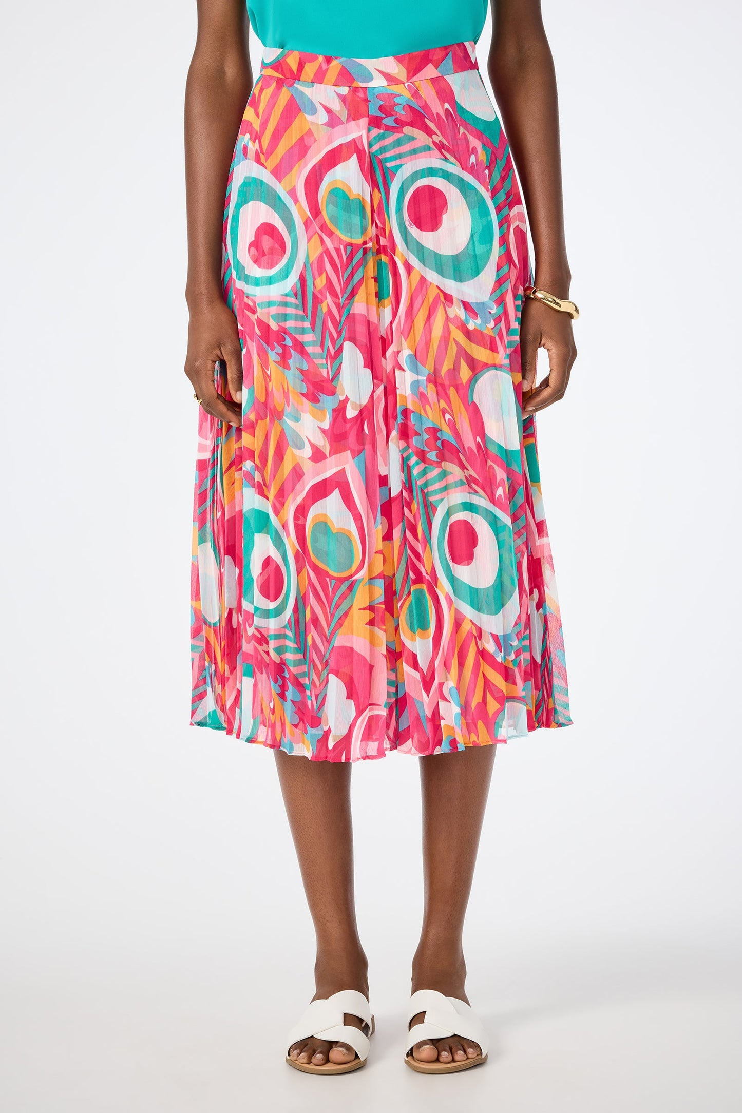 Trina Turk Vitrolles Wide-Leg Crop Pant - Dramont