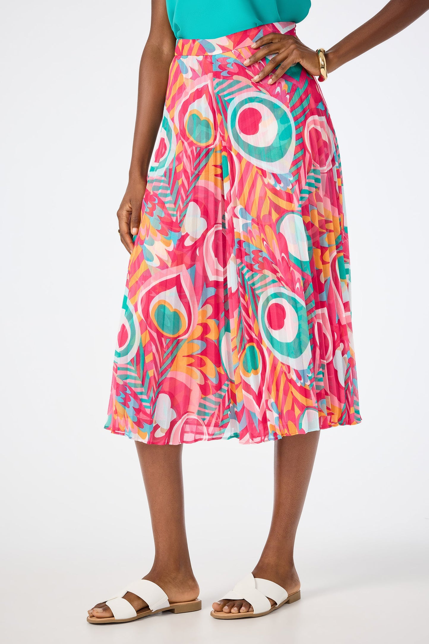 Trina Turk Vitrolles Wide-Leg Crop Pant - Dramont