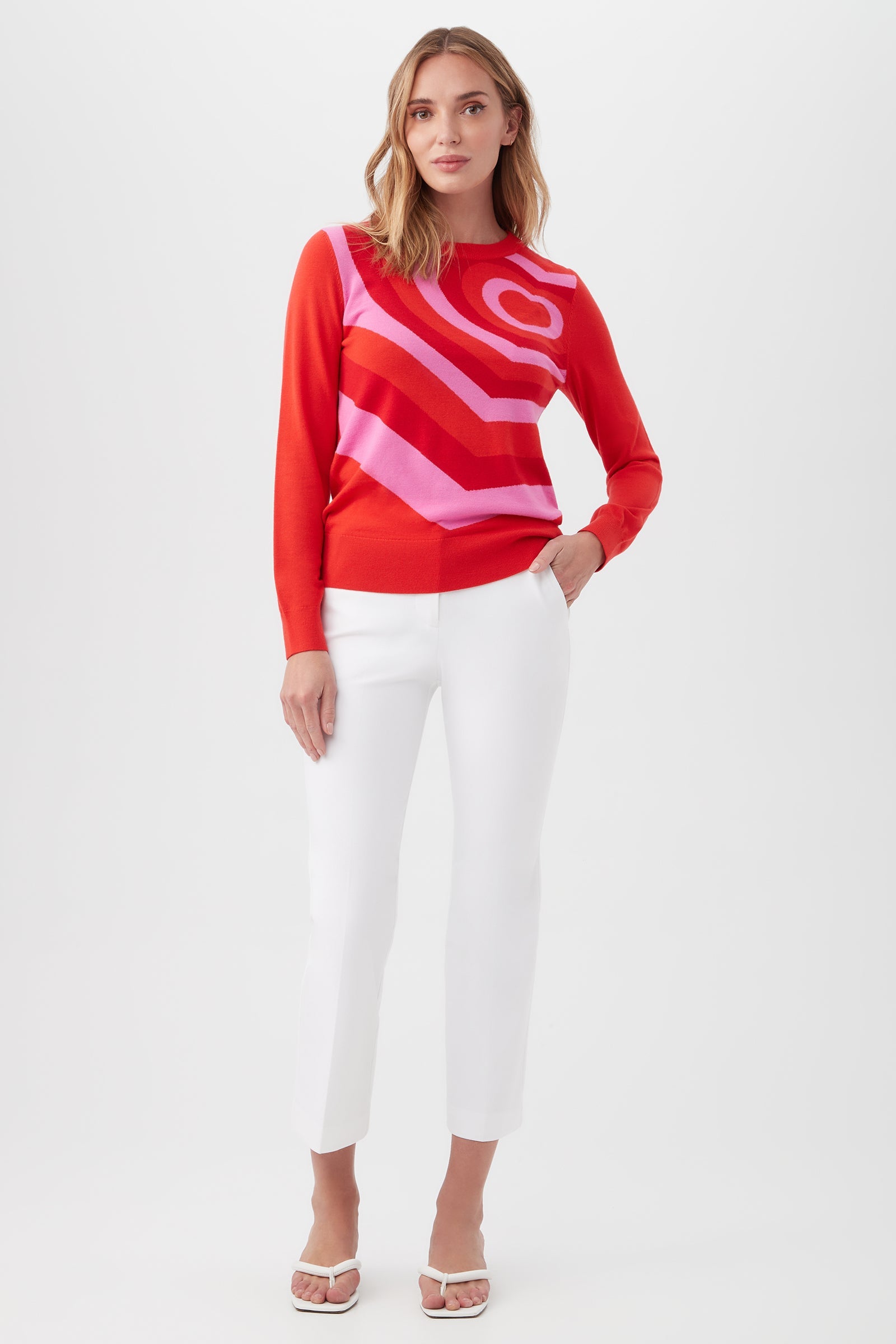 Trina Turk SWEETHEART SWEATER