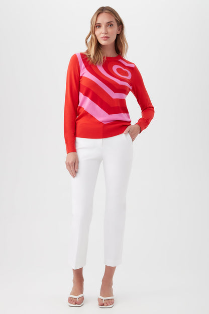 Trina Turk SWEETHEART SWEATER