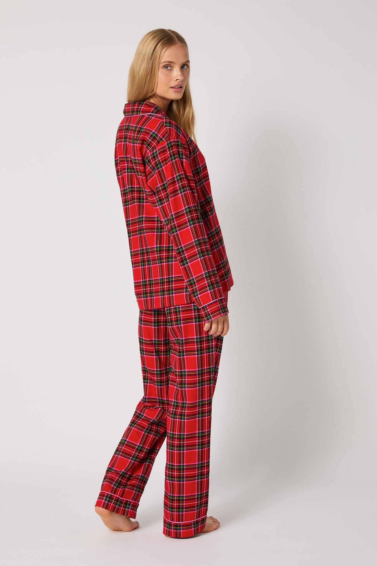 Trina Turk Classic PJ Set - Christmas Plaid