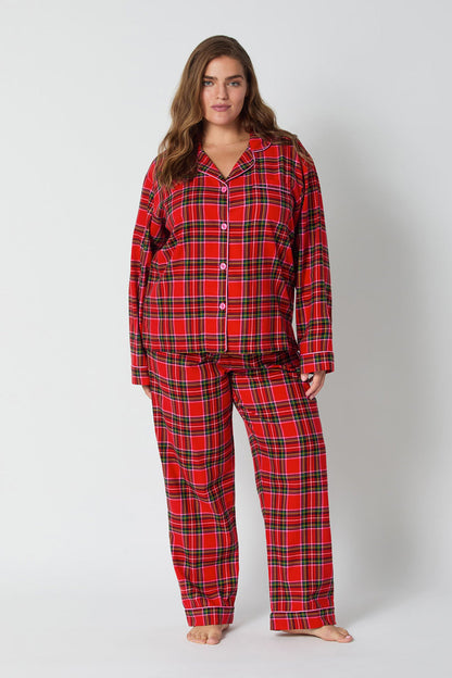 Trina Turk Classic PJ Set - Christmas Plaid