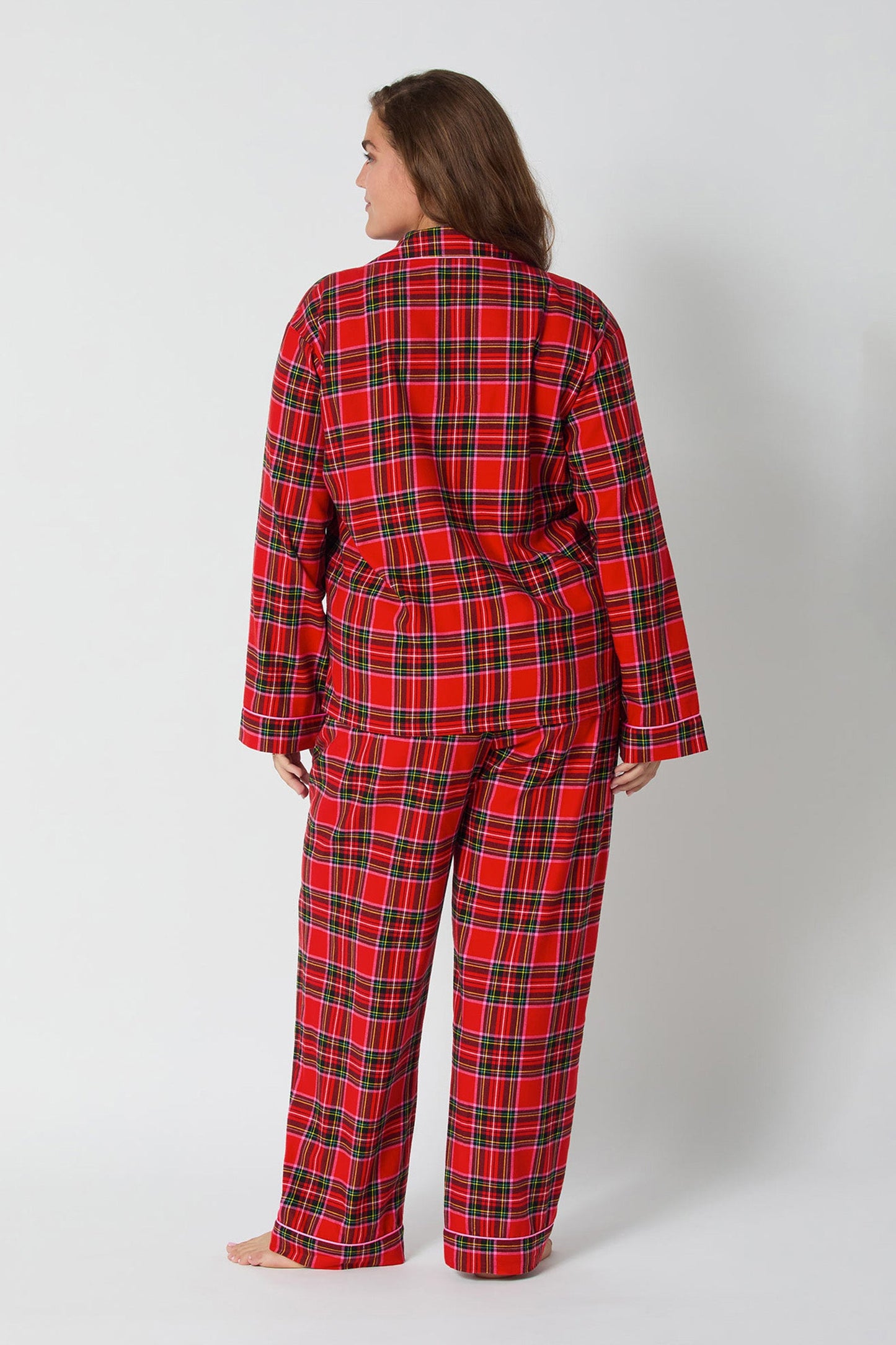 Trina Turk Classic PJ Set - Christmas Plaid