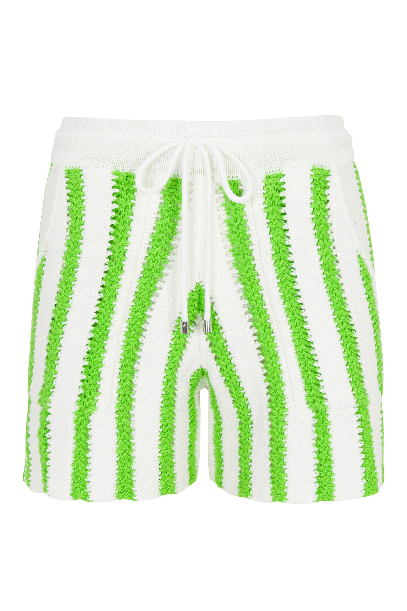 Trina Turk Aryna Striped Elastic Waist Knit Short
