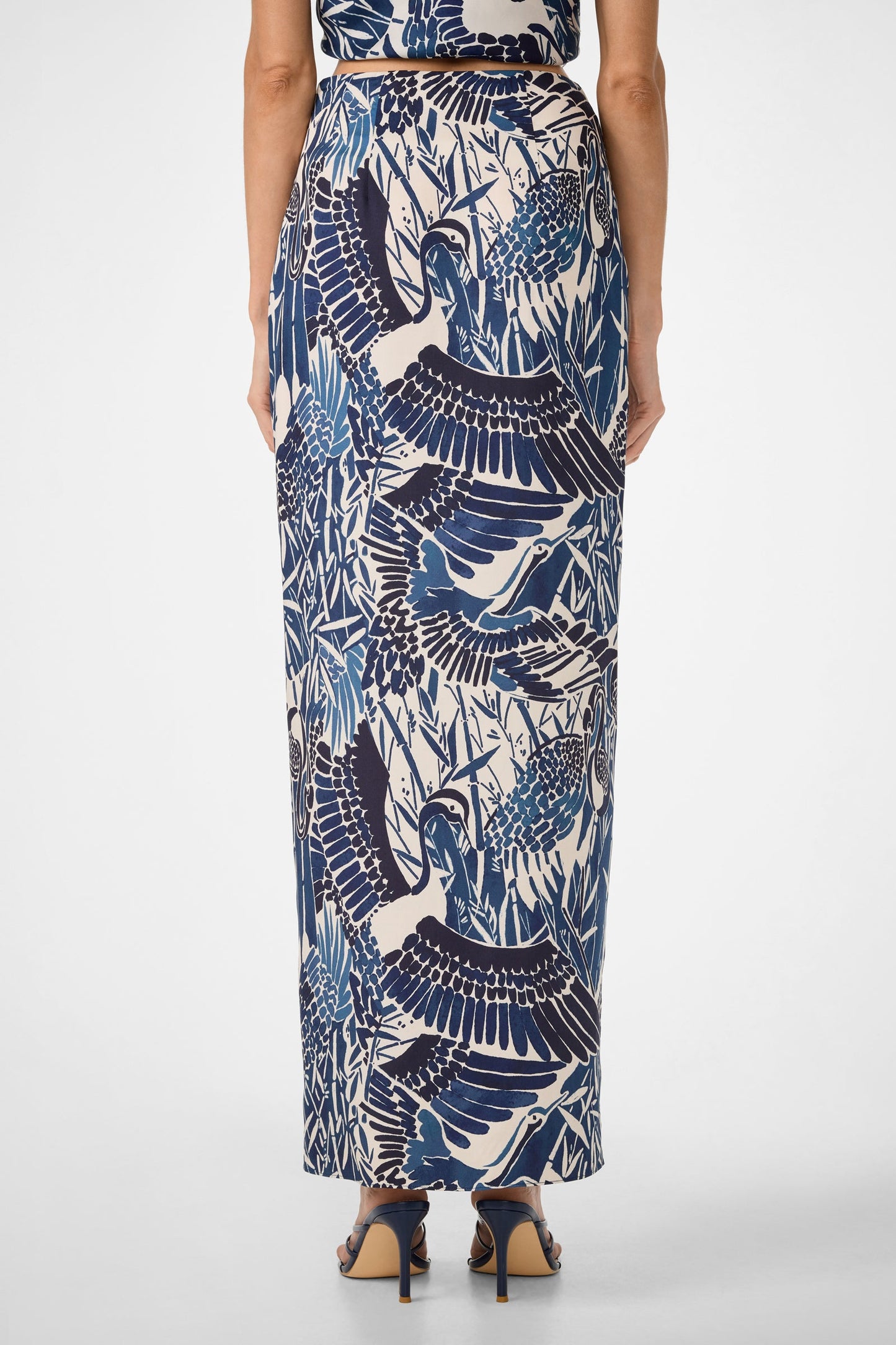 Trina Turk Alodia Tie-Front Maxi Skirt - Tsuru