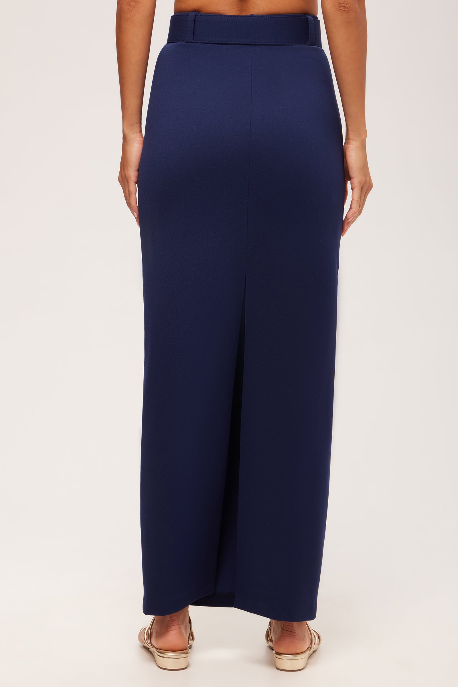 Trina Turk Game Point Column Maxi Skirt - Cozy Ponte