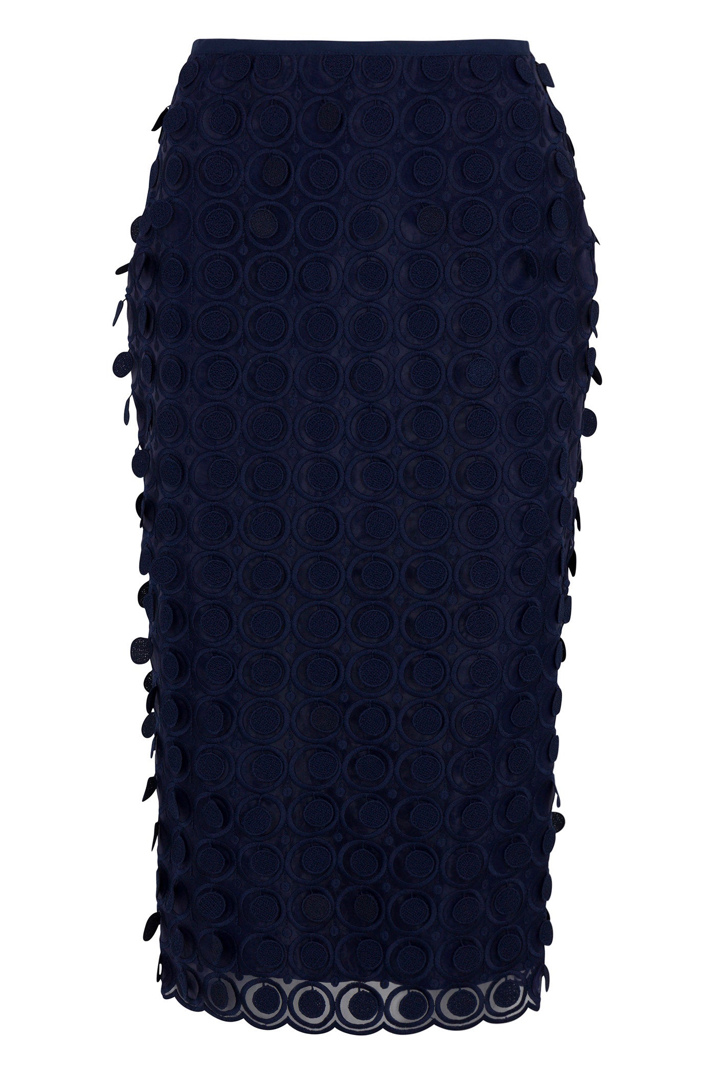 Trina Turk Dita 2 Midi Pencil Skirt - Agassi Embroidery