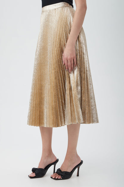 Trina Turk Faye Luminary Midi Skirt With Accordion Pleats