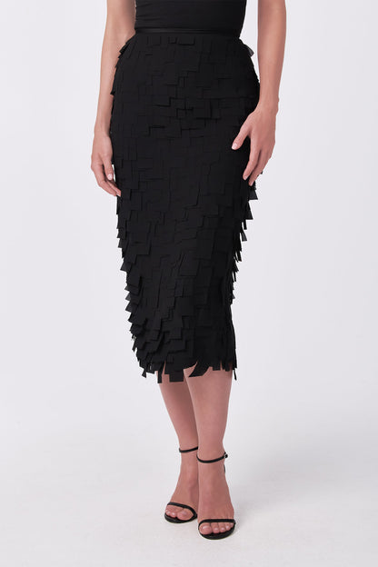 Trina Turk Dita Midi Pencil Skirt - Flutter Chiffon