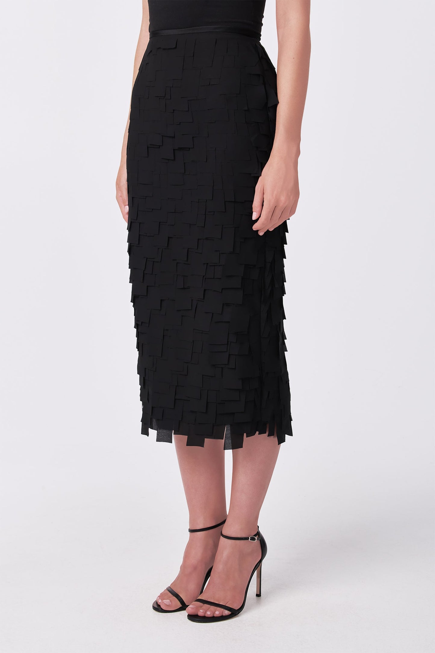 Trina Turk Dita Midi Pencil Skirt - Flutter Chiffon