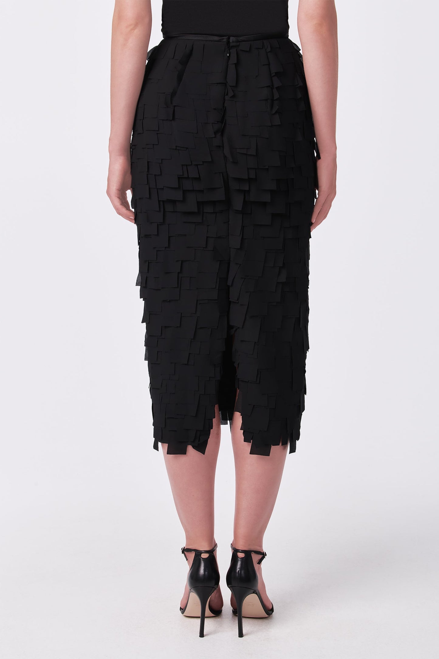 Trina Turk Dita Midi Pencil Skirt - Flutter Chiffon