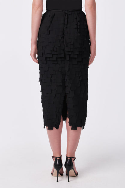 Trina Turk Dita Midi Pencil Skirt - Flutter Chiffon