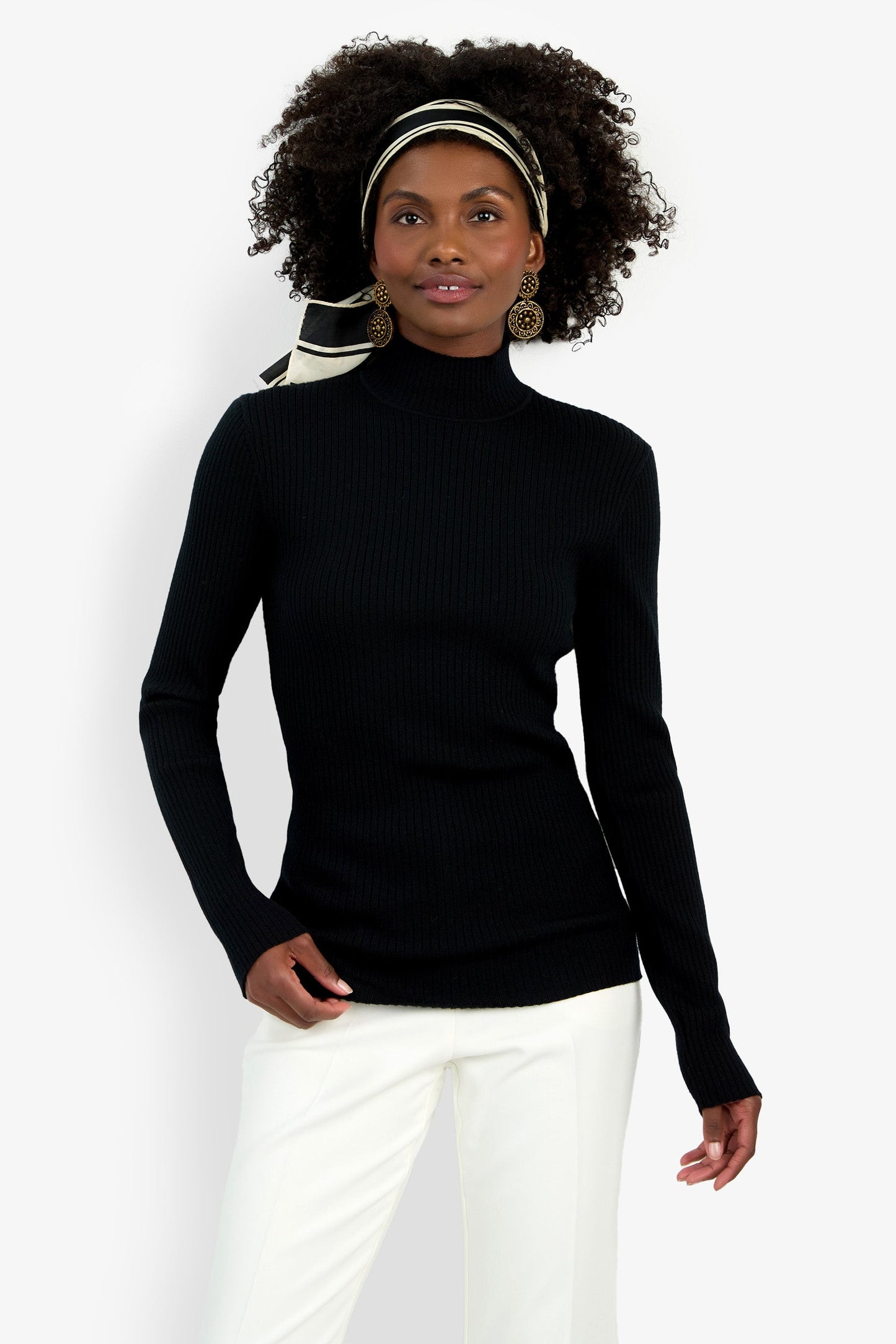 Trina Turk HEMPSTEAD MOCK NECK
