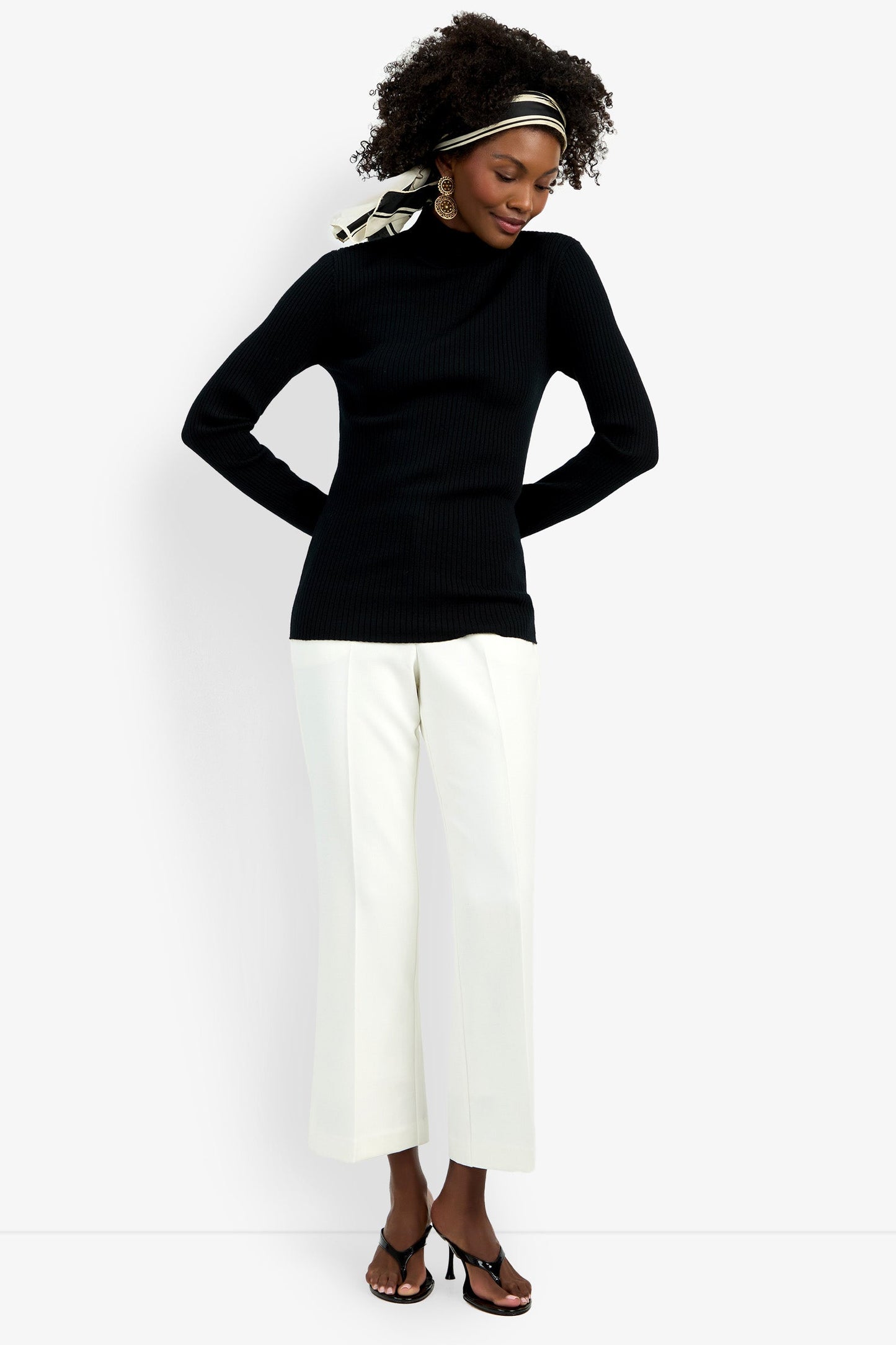 Trina Turk HEMPSTEAD MOCK NECK