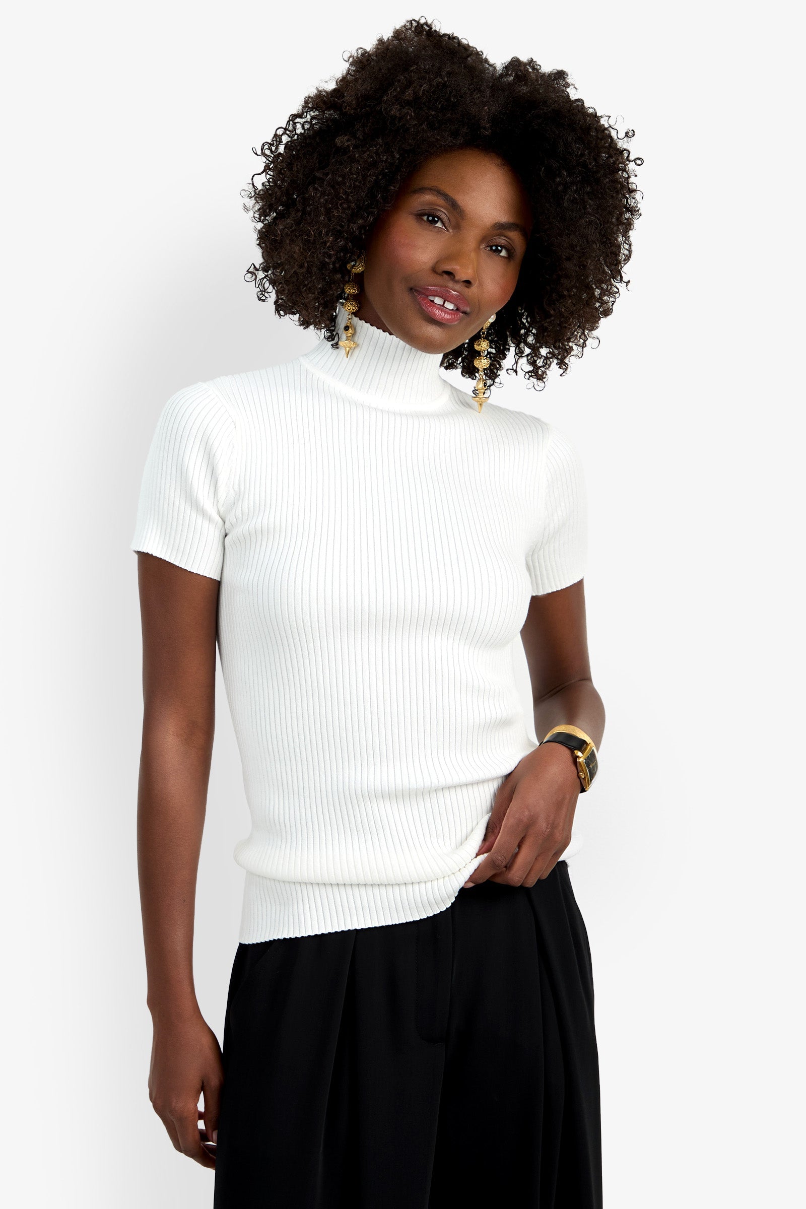 Trina Turk ARMENI MOCK NECK