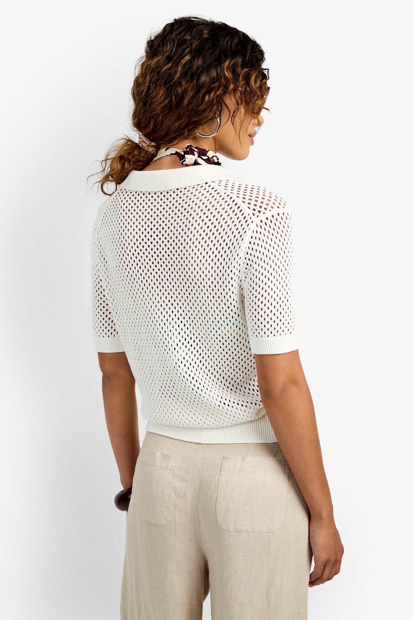 Trina Turk JADELYN MESH POLO