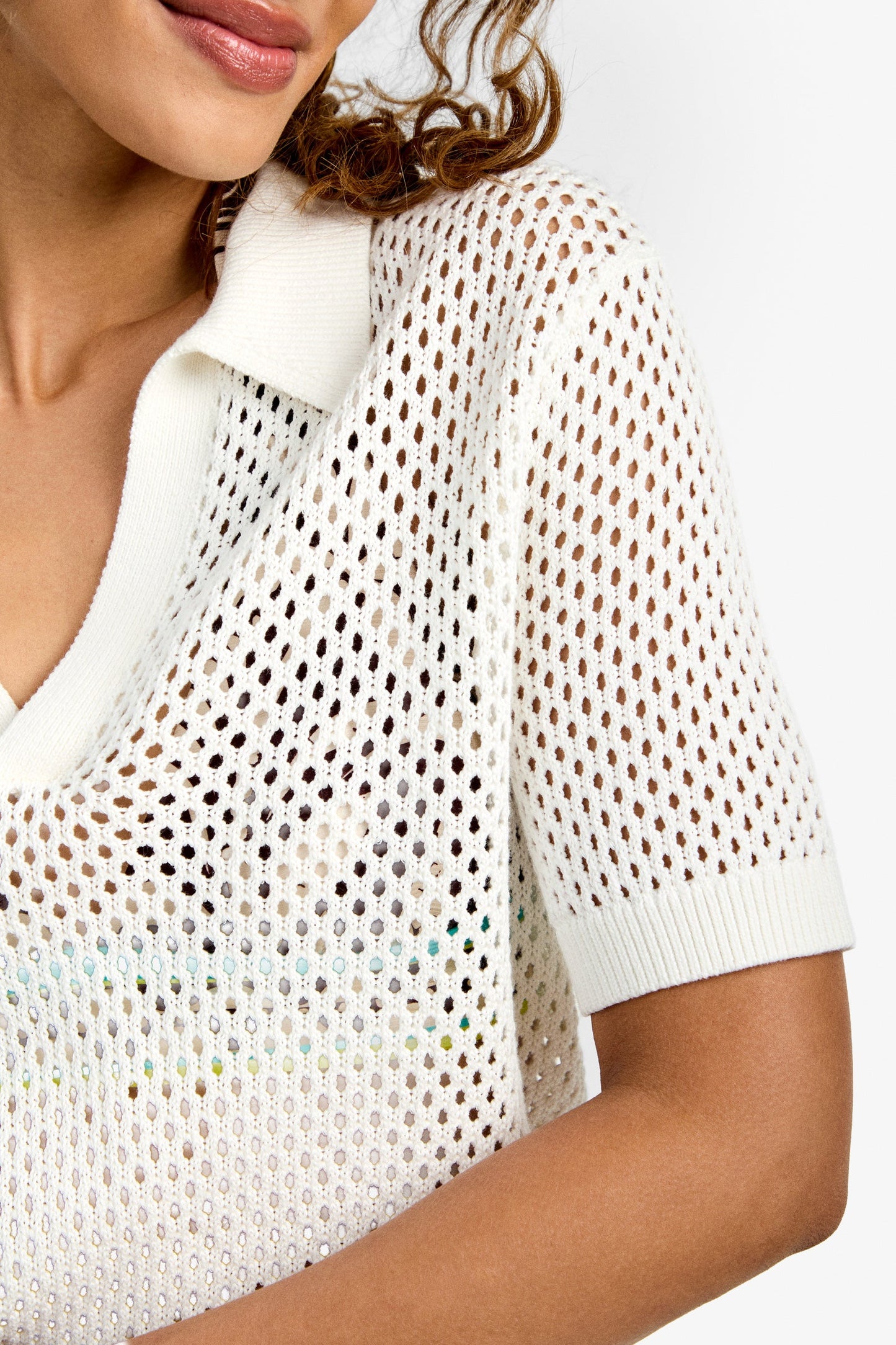 Trina Turk JADELYN MESH POLO