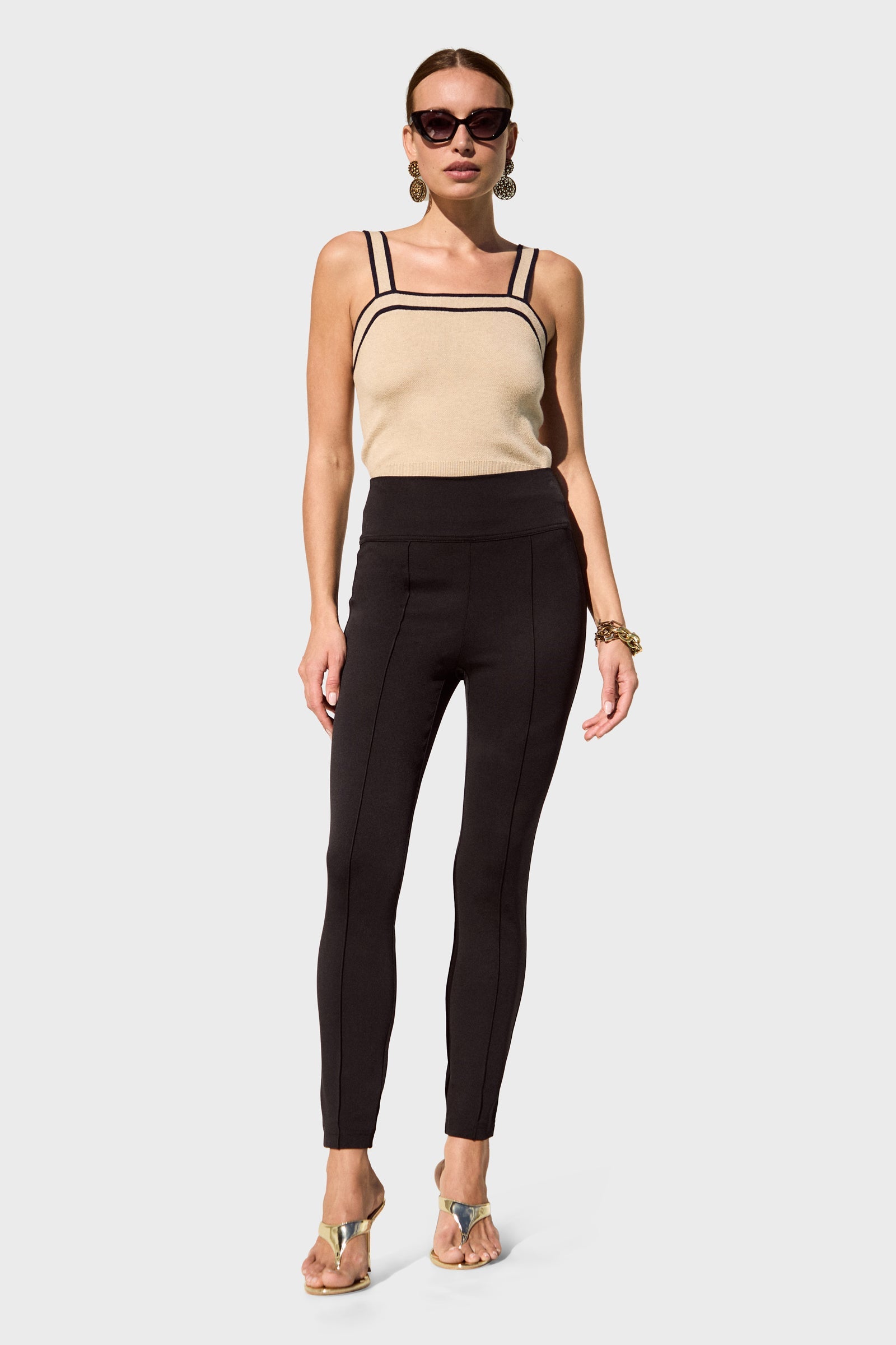 Trina Turk Rose Slim-Leg Pant