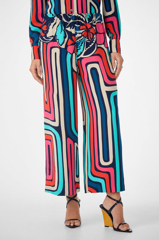 Trina Turk Cubism Crop Pant