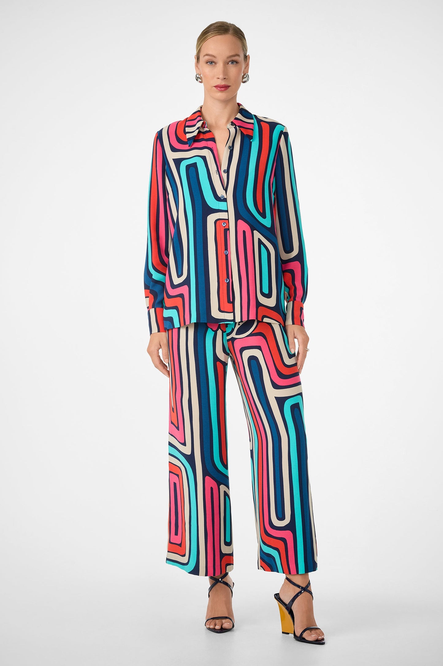 Trina Turk Cubism Crop Pant