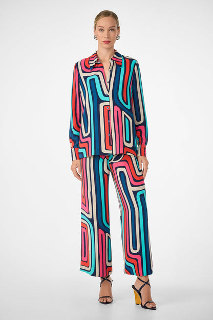 Trina Turk Cubism Crop Pant