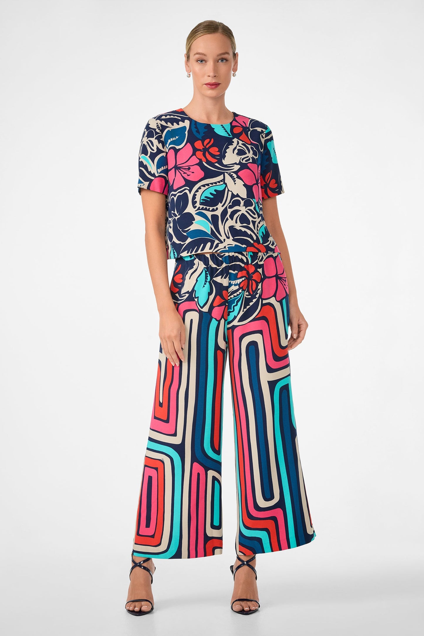 Trina Turk Cubism Crop Pant