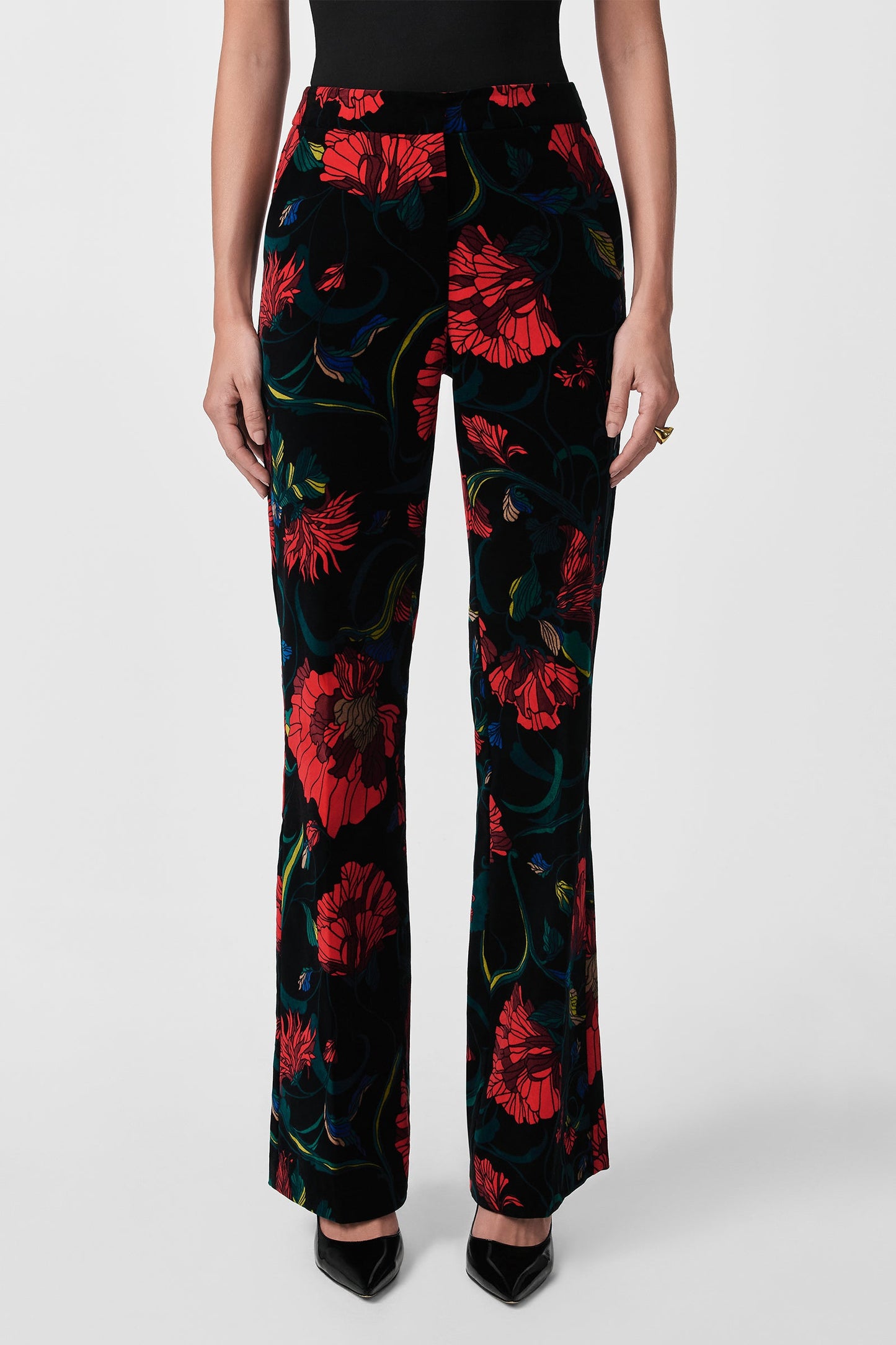 Trina Turk Westport Printed Velvet Pant