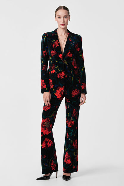 Trina Turk Westport Printed Velvet Pant