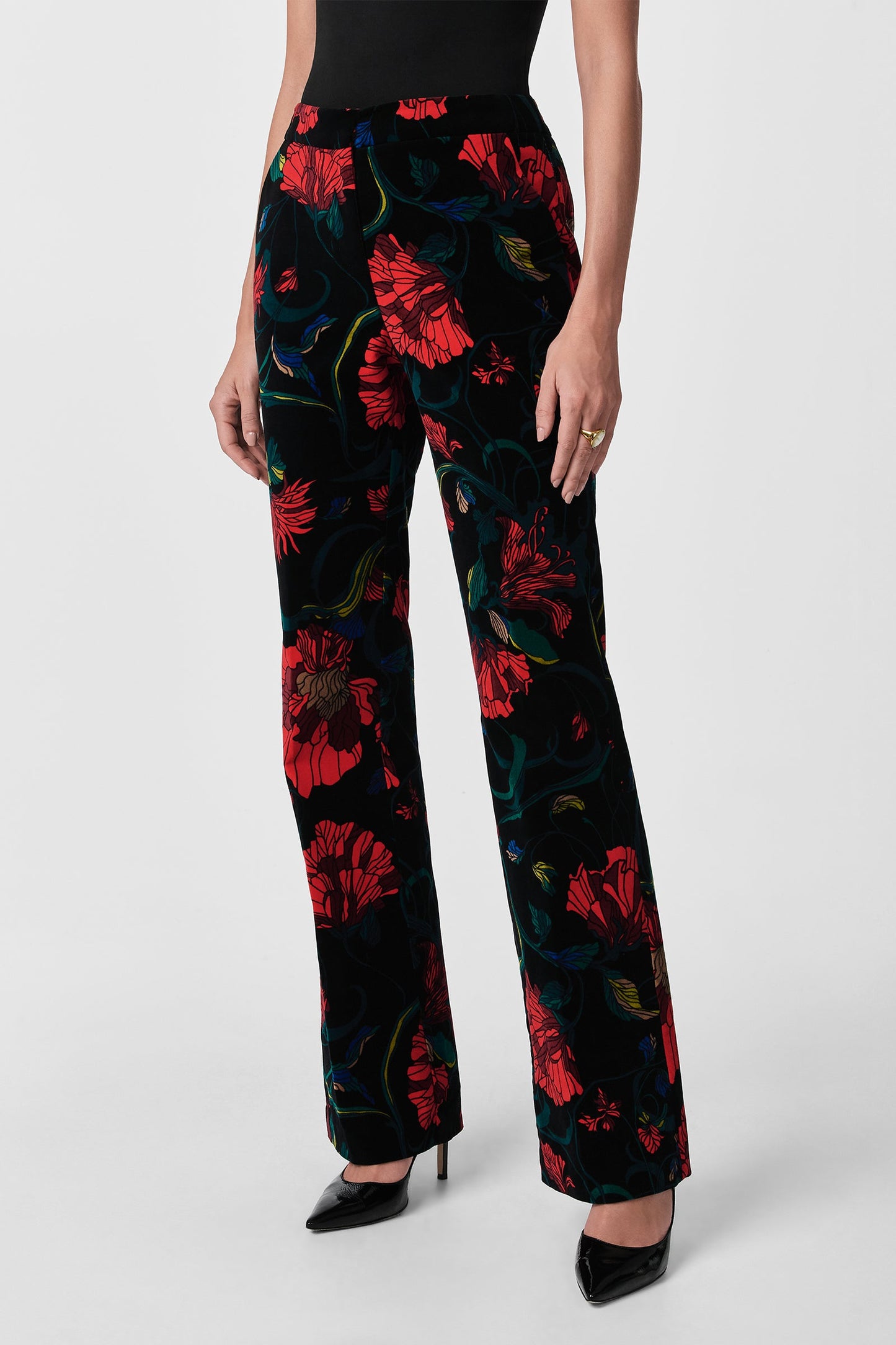Trina Turk Westport Printed Velvet Pant