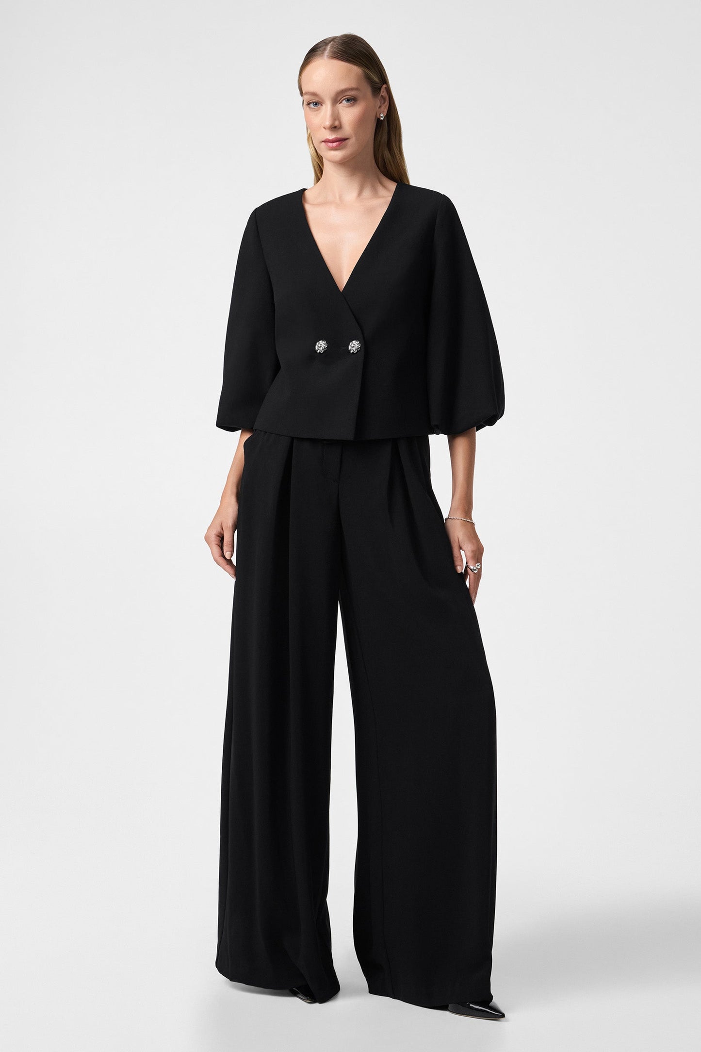 Trina Turk Saige Wide-Leg Short Pant