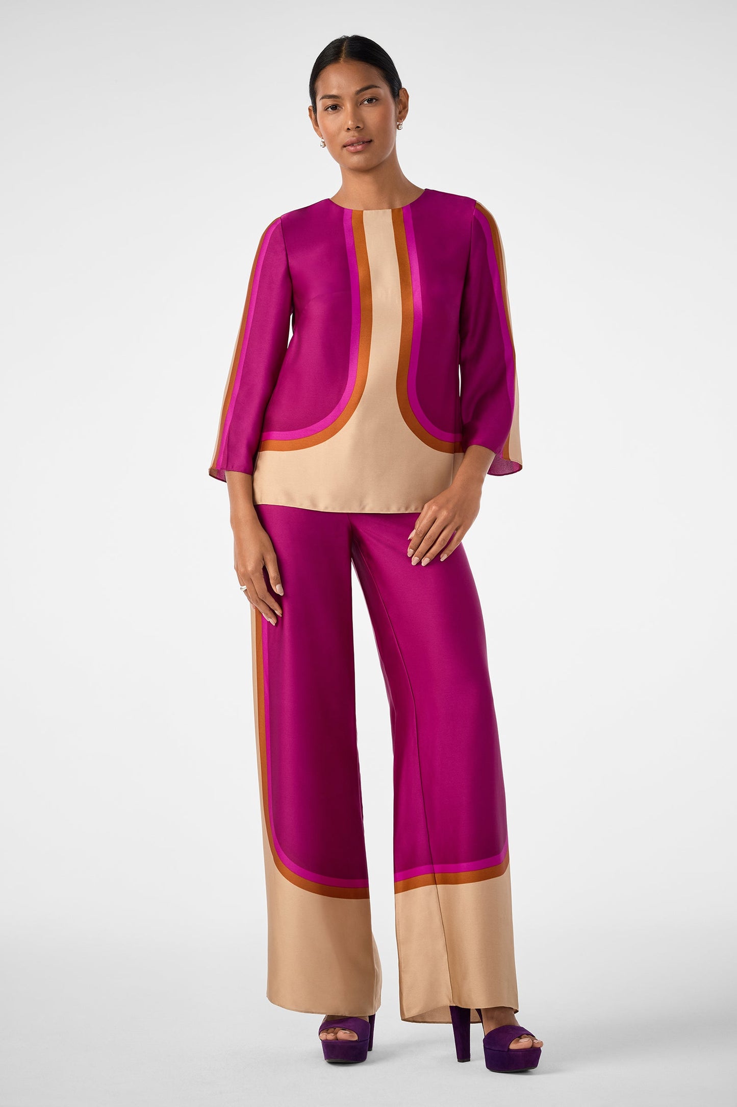 Trina Turk Verity Wide-Leg Pant