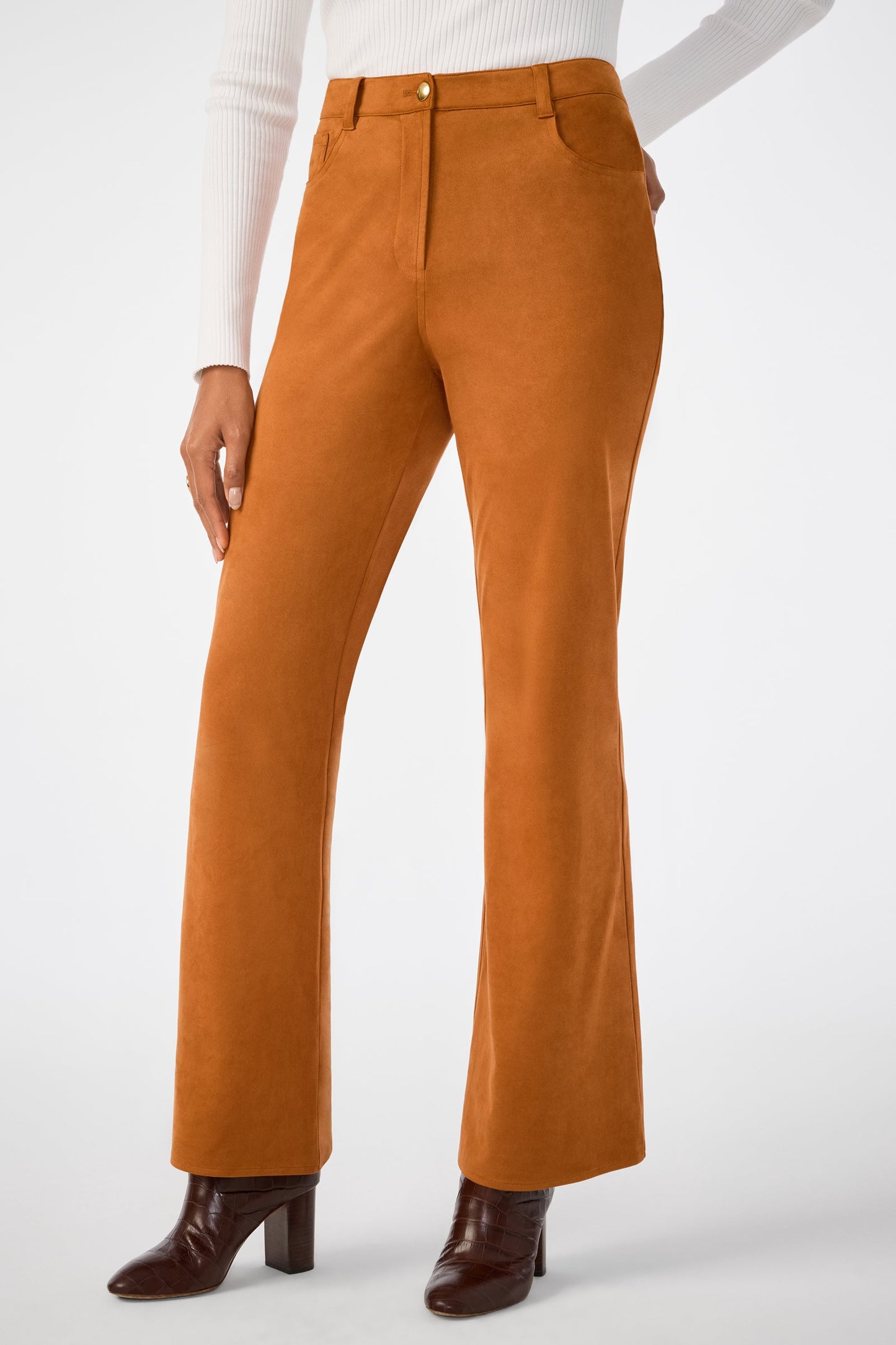 Trina Turk Apple Suede Pant
