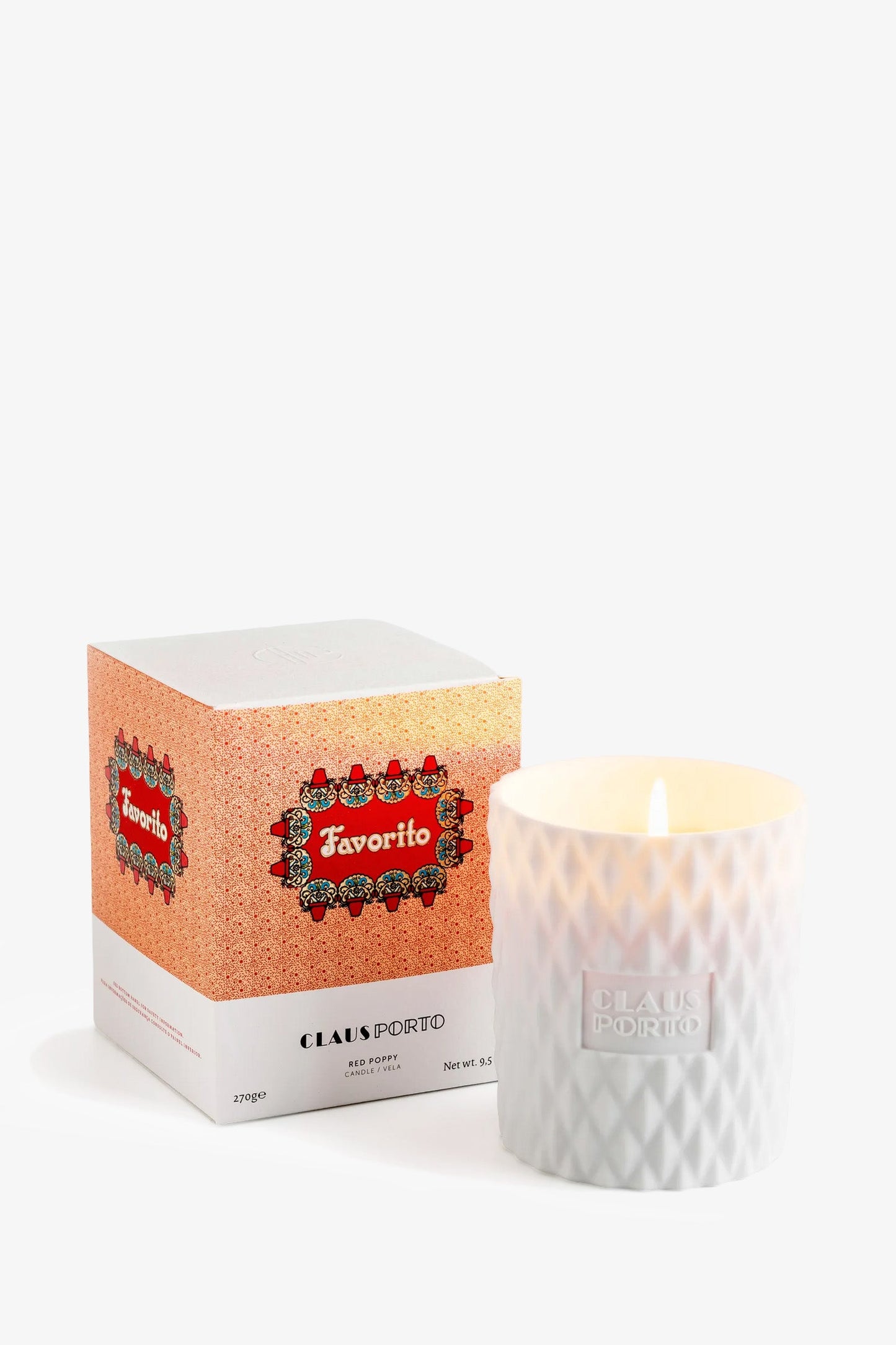 Trina Turk FAVORITO - RED POPPY CANDLE