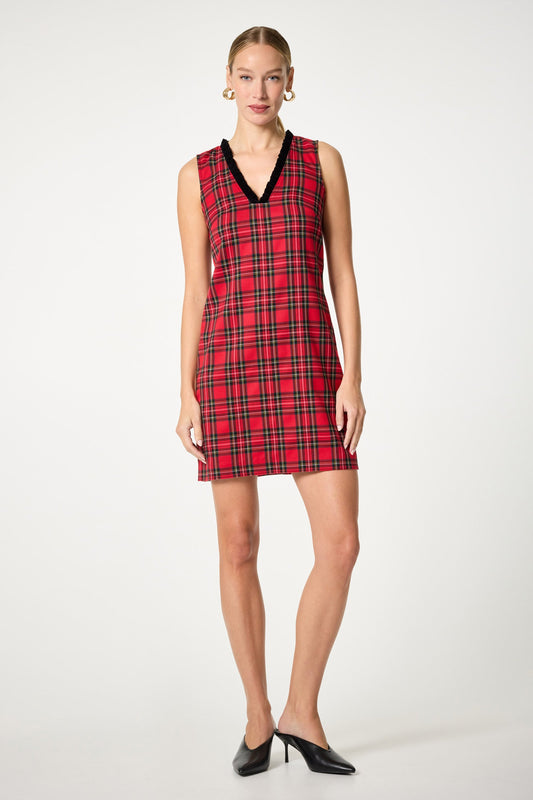 Trina Turk Revah Tartan Mini Dress