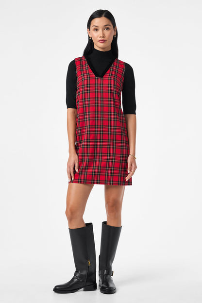Trina Turk Revah Tartan Mini Dress