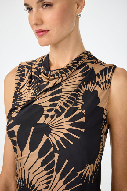 Trina Turk Lenaya Drape Dress - Juniper Jersey