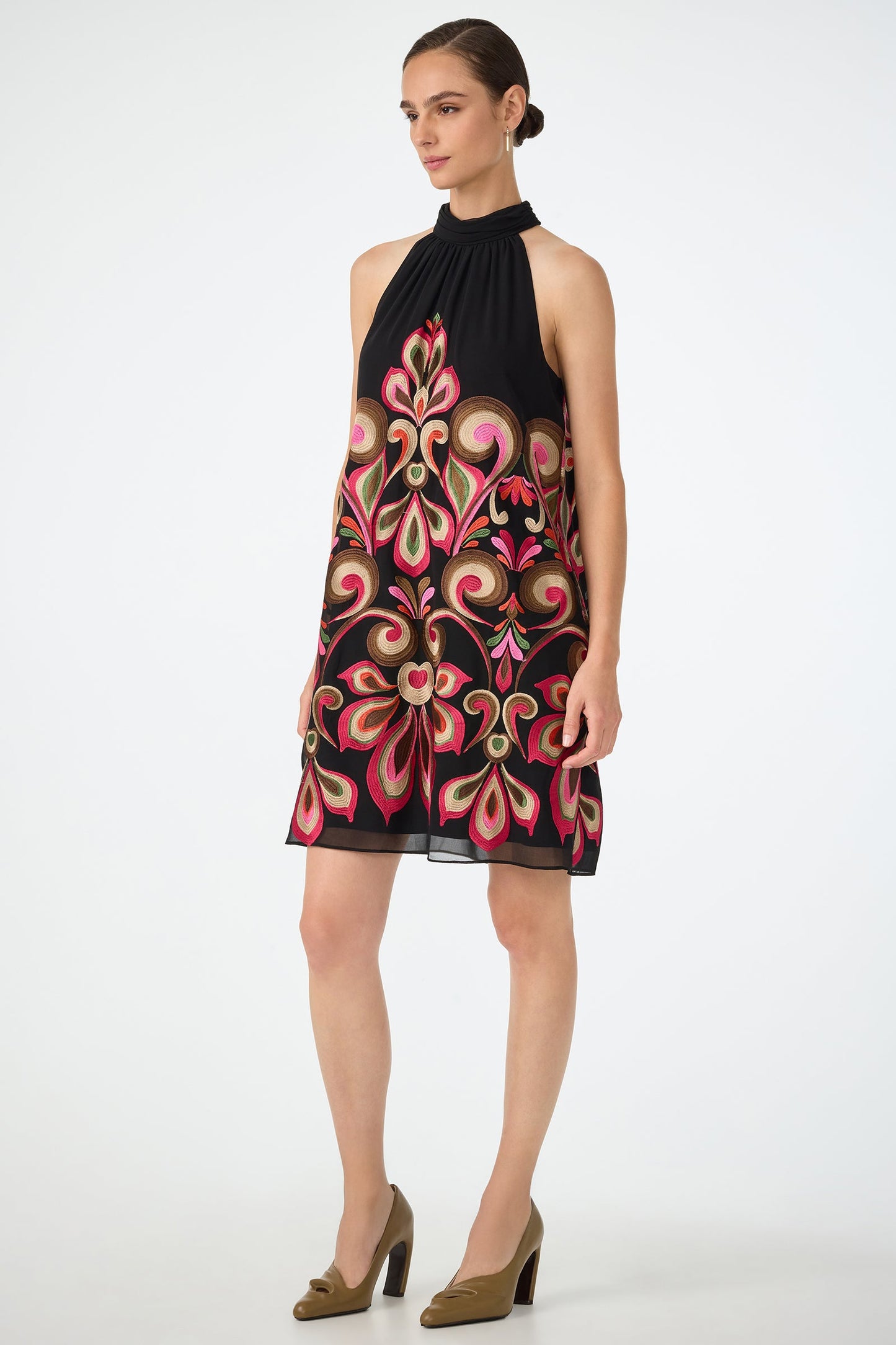 Trina Turk Zana Embroidered Mini Dress