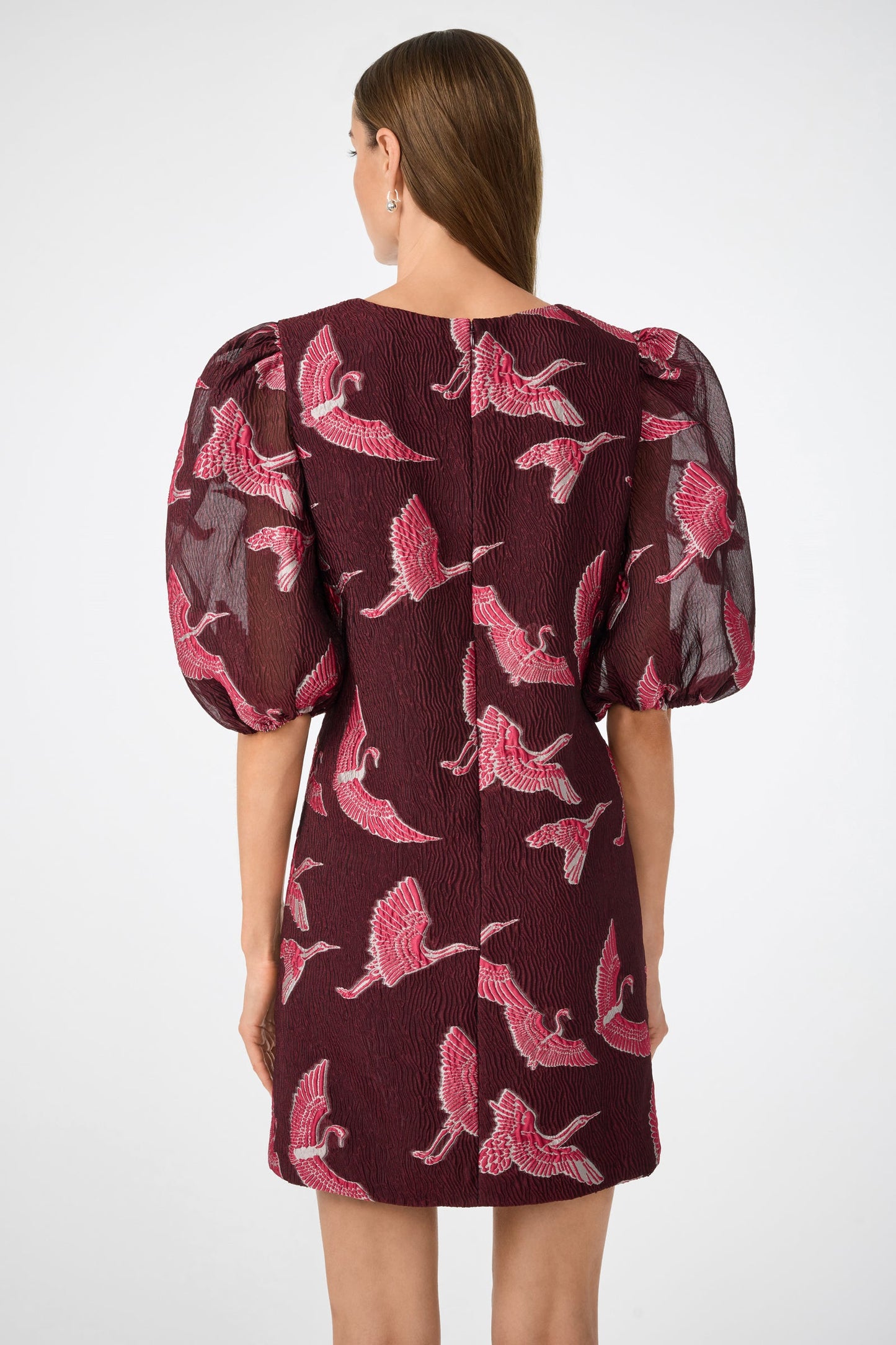 Trina Turk Ringo Short Puff Sleeve Mini Dress
