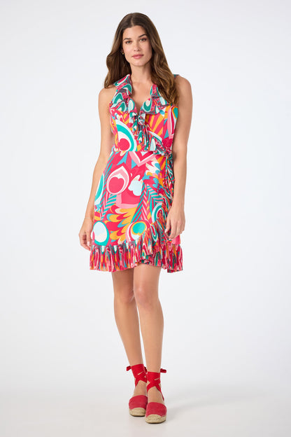 Trina Turk Marseille Sleeveless Wrap Dress - Dramont